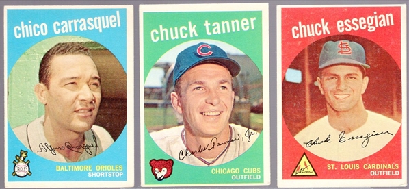 1959 Topps Bb- 16 Diff