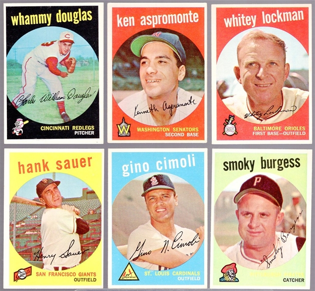 1959 Topps Bb- 12 Diff