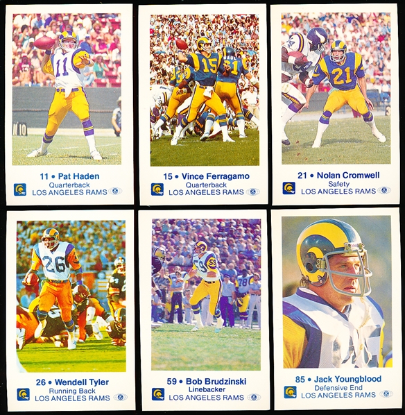 1980 L.A. Rams Police Complete Set of 14