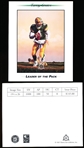 1997 Sierra Sun Editions, Inc. Terry Crews Brett Favre 4" x 5" Art Promo Cards- 4 Cards