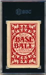 1913 WG5 National Game Baseball- Walter Johnson, Washington- SGC 2 (Good)