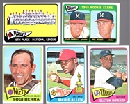 1965 Topps Baseball- 5 Diff