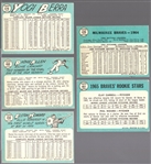 1965 Topps Baseball- 5 Diff