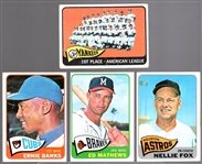 1965 Topps Baseball- 4 Diff