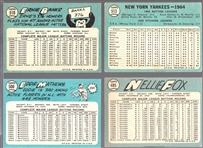 1965 Topps Baseball- 4 Diff