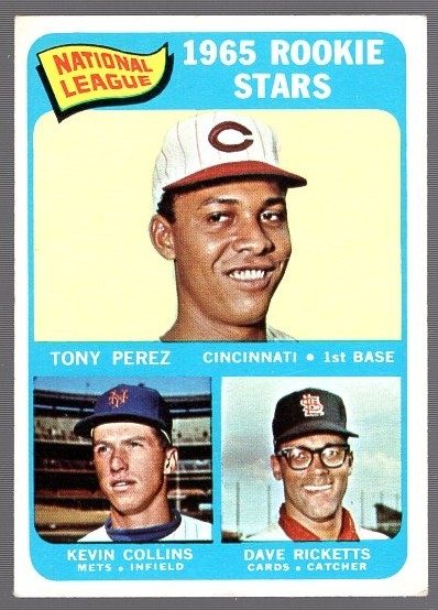 1965 Topps Baseball- #581 Tony Perez RC- Hi#