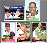 1965 Topps Baseball- 5 Diff