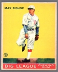 1933 Goudey Baseball- #61 Max Bishop, Phil As