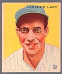 1933 Goudey Baseball- #193 Lynford Lary, New York Yankees