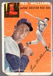 1954 Topps Baseball- #1 Ted Williams, Red Sox