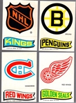 1973-74 Topps Hockey Stickers- 10 Diff