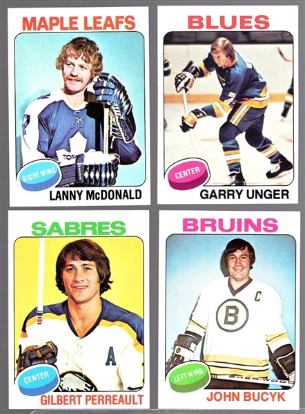 1975-76 Topps Hockey- 30 Diff