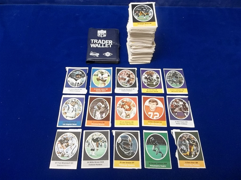 1972 Sunoco Football Stamps- A 3-3/4" Tall Pile of Individual Stamps
