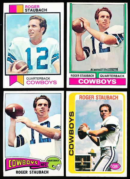Roger Staubach- 4 Cards