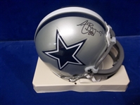 Autographed 2002 Topps Reserve Ftbl. Antonio Bryant Dallas Cowboys Mini-Helmet- Topps Certified- #220/800