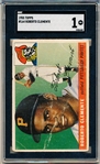 1955 Topps Baseball- #164 Roberto Clemente RC, Pirates- SGC 1 (Poor)