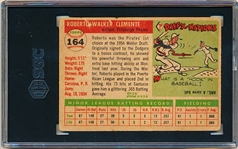 1955 Topps Baseball- #164 Roberto Clemente RC, Pirates- SGC 1 (Poor)