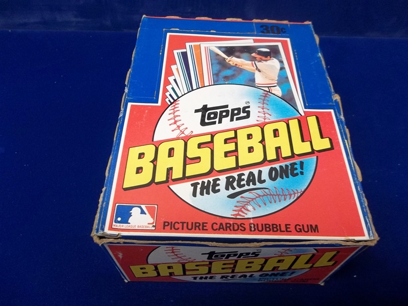 1982 Topps Baseball- One Unopened Wax Box