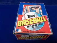 1982 Topps Baseball- One Unopened Wax Box