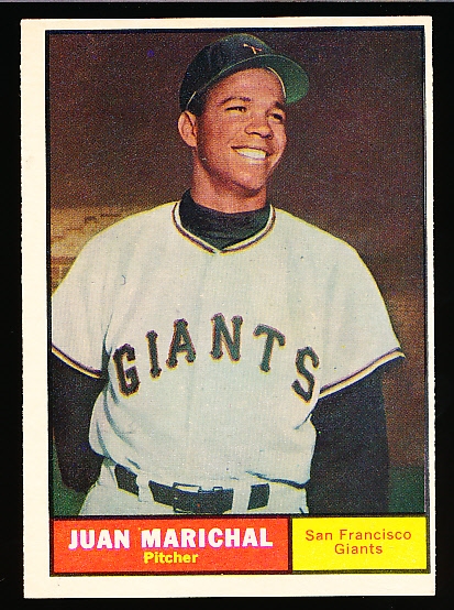 1961 Topps Baseball- #417 Juan Marichal RC, Giants