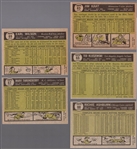 1961 Topps Baseball- 5 Diff