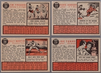 1962 Topps Baseball- 4 Diff