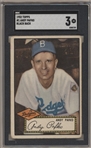 1952 Topps Baseball - #1 Andy Pafko, Dodgers- SGC 3 (Vg)- Black Back Version