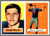 1957 Topps Football- #31 George Blanda, Bears