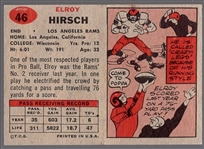 1957 Topps Football- #46 Elroy Hirsch, Rams