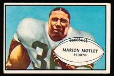 1953 Bowman Football- #9 Marion Motley, Browns