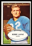 1953 Bowman Football- #21 Bobby Layne, Lions