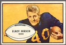 1953 Bowman Football- #22 Elroy Hirsch, Rams