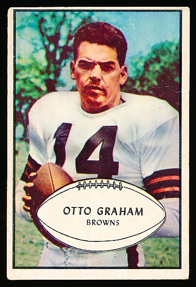 1953 Bowman Football- #26 Otto Graham, Browns