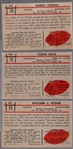 1953 Bowman Football- 3 Diff