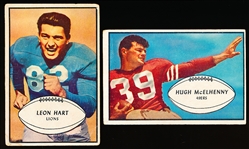 1953 Bowman Football- 2 Diff