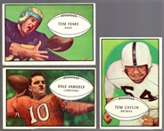 1953 Bowman Football- 3 Diff