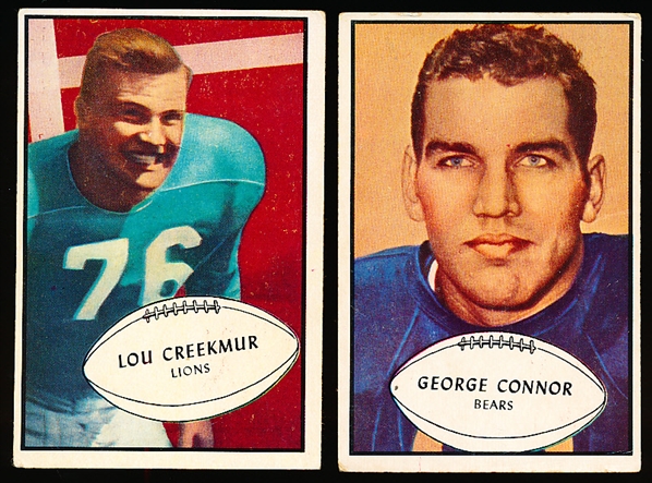 1953 Bowman Football- 2 Diff