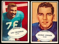 1953 Bowman Football- 2 Diff