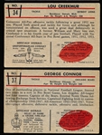 1953 Bowman Football- 2 Diff
