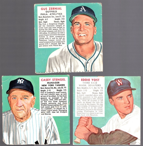 1952 Red Man Bb- No Tabs- 3 Diff- All with March expiration backs.