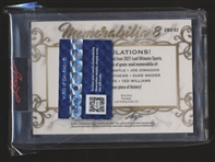 2021 Leaf Ultimate Sports Memorabilia Platinum Spectrum- #UM8-02 Babe Ruth/ Mantle/ DiMaggio/ Mays/ Mathews/ Snider/ Clemente/ Ted Williams- #1/5