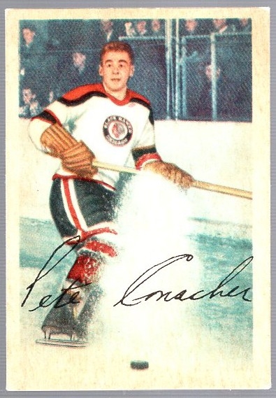 1953-54 Parkhurst Hockey- #70 Pete Conacher, Black Hawks