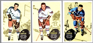 1961-62 Topps Hockey- 3 Diff