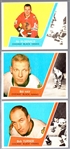 1963-64 Topps Hockey- 3 Diff