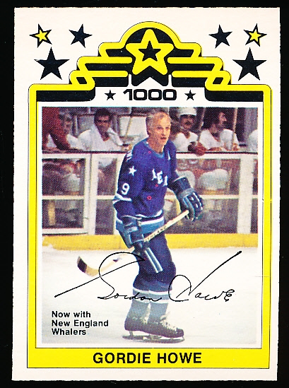 1977-78 O-Pee-Chee WHA Hockey- #1 Gordie Howe