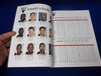 1998 NBA Finals Program- Bulls vs. Jazz- Unscored