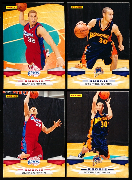 2009-10 Panini Bskt.- 4 Diff. Rookie Year Cards