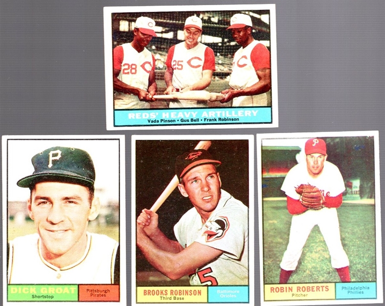 1961 Topps Bb- 4 Diff