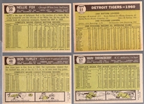 1961 Topps Bb- 4 Diff