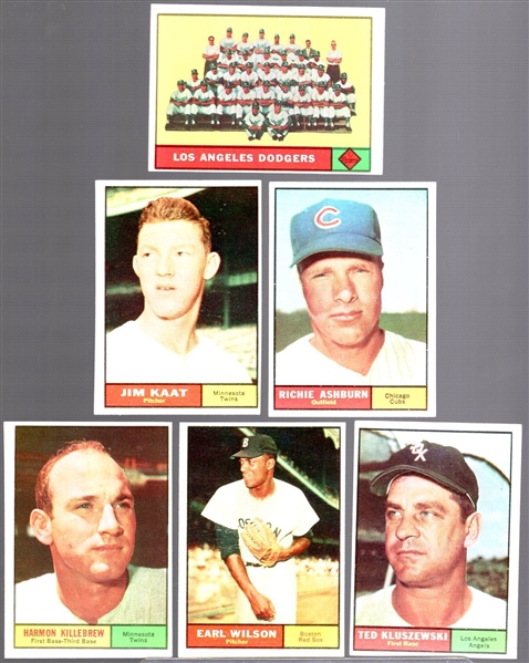 1961 Topps Bb- 6 Diff